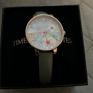 Ted Baker Ladies Floral Watch
